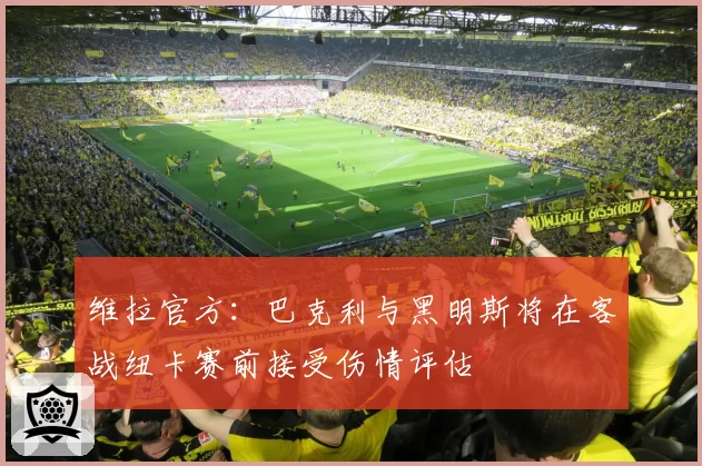 维拉官方：巴克利与黑明斯将在客战纽卡赛前接受伤情评估